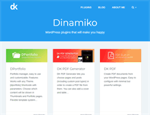 Tablet Screenshot of dinamiko.com